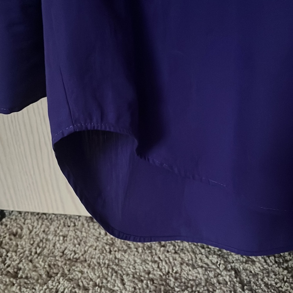 Zara poplin Shirt purple - Picture 4 of 4